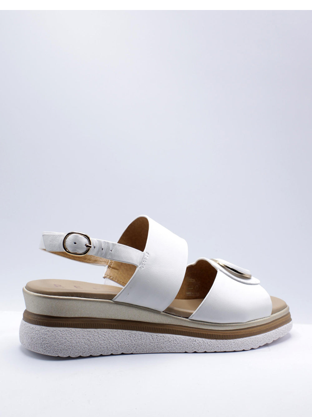 REPO Sandali con zeppa Donna - Bianco modello 10221