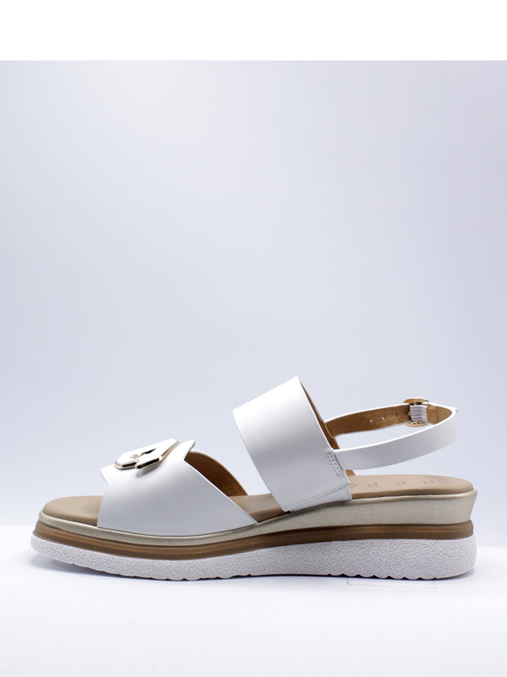 REPO Sandali con zeppa Donna - Bianco modello 10221