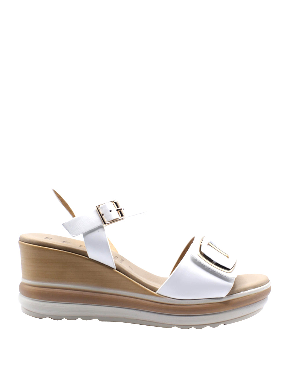 REPO Sandali con zeppa Donna - Bianco modello 20237