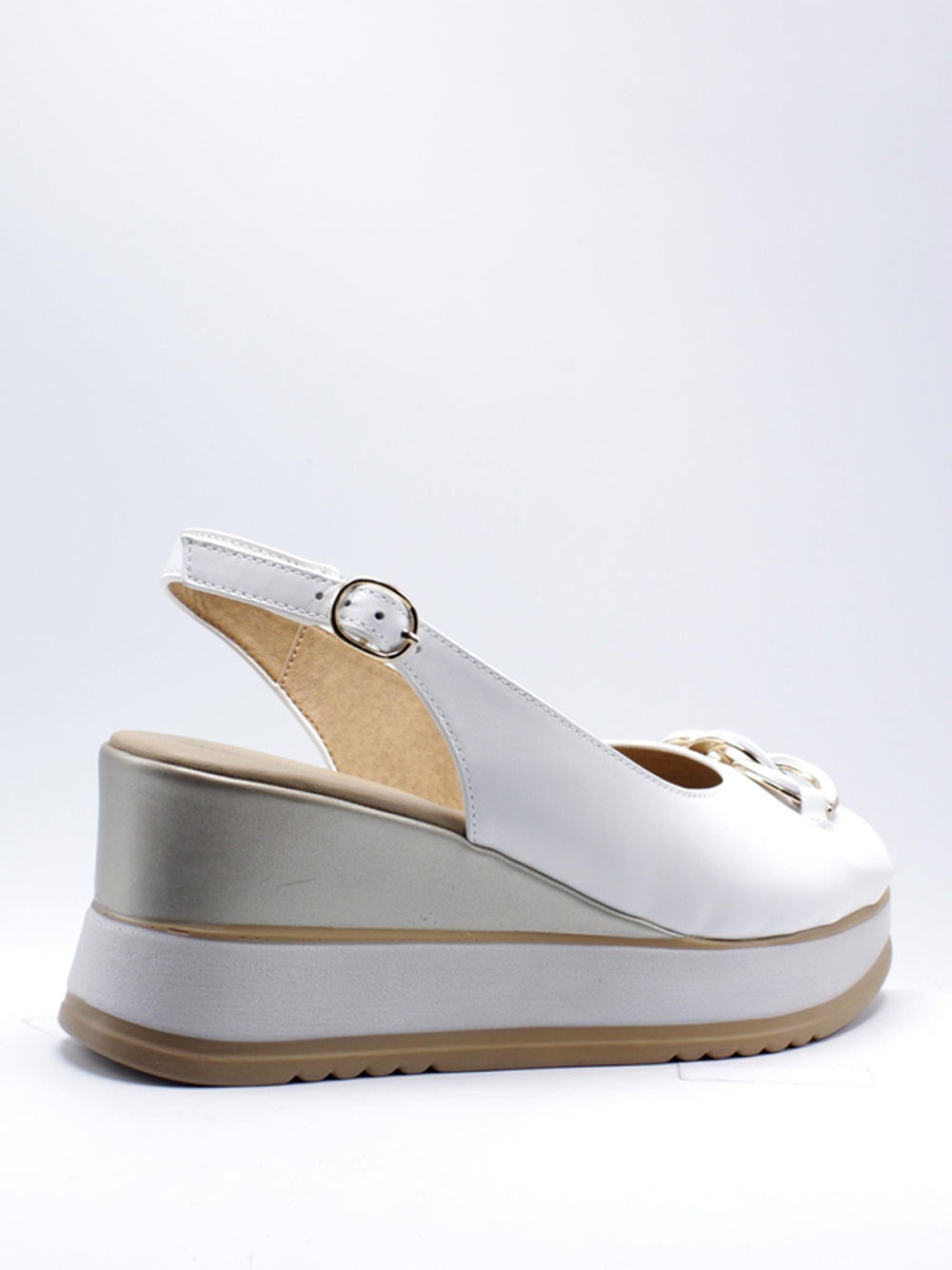 REPO Sandali con zeppa Donna - Bianco modello 21243
