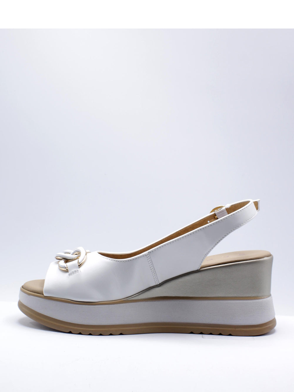 REPO Sandali con zeppa Donna - Bianco modello 21243