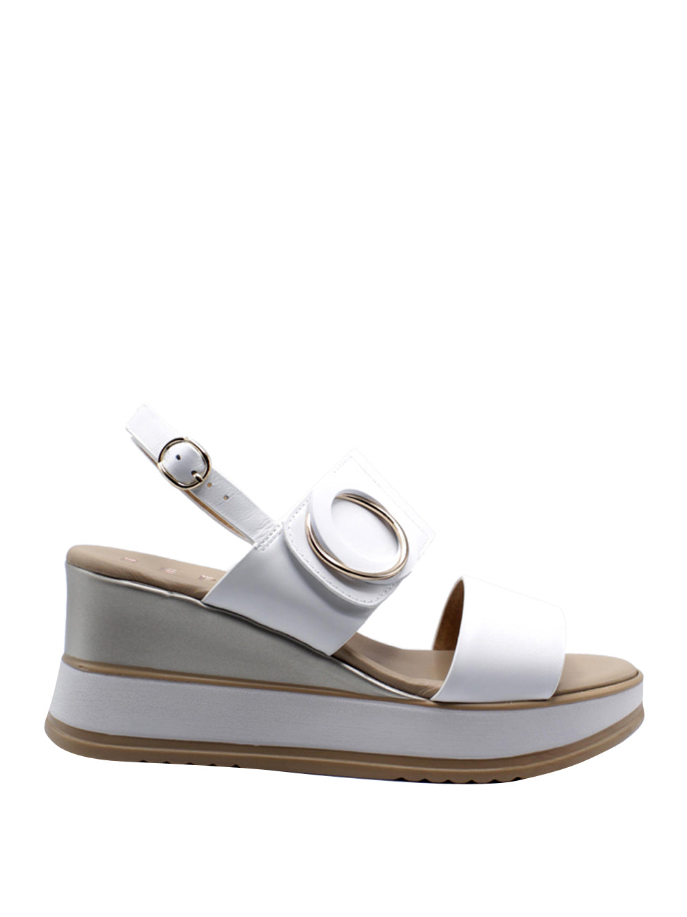 REPO Sandali con zeppa Donna - Bianco modello 21245