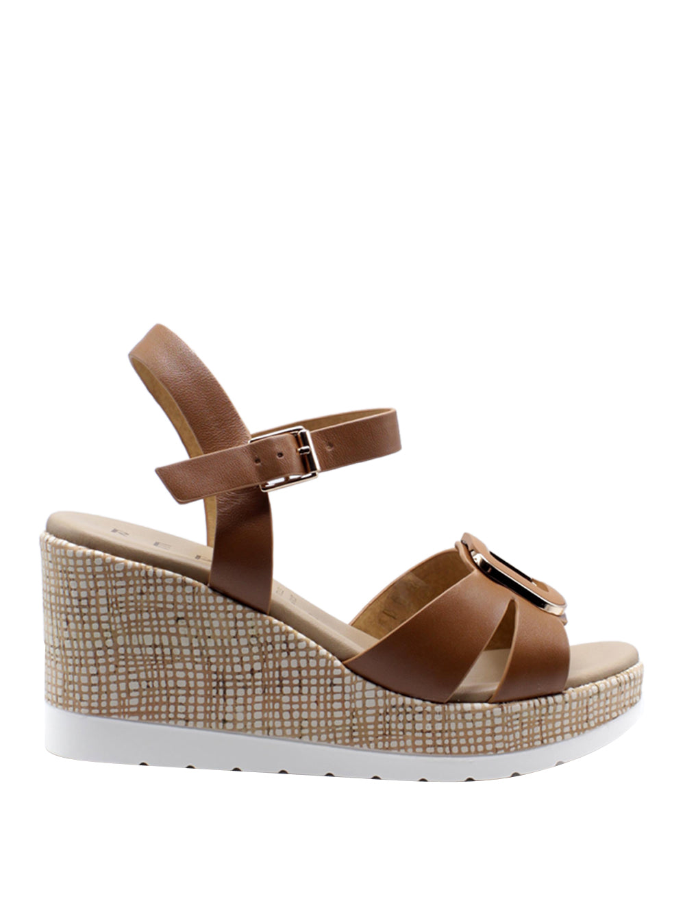 REPO Sandali con zeppa Donna - Cuoio modello 51425