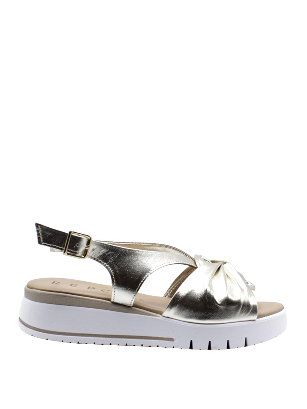 REPO Sandali con zeppa Donna - Oro modello 81256