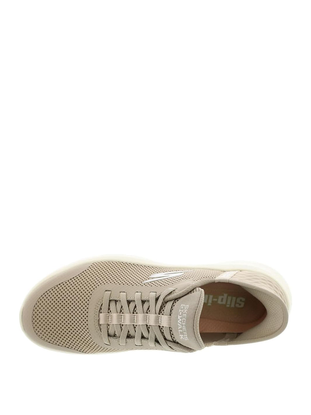 SKECHERS Sneakers slip-in Donna - Taupe modello 124836