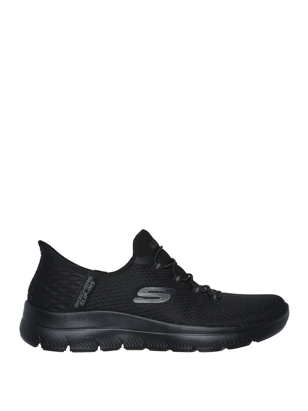 SKECHERS Sneakers slip-in Donna - Nero modello 150123