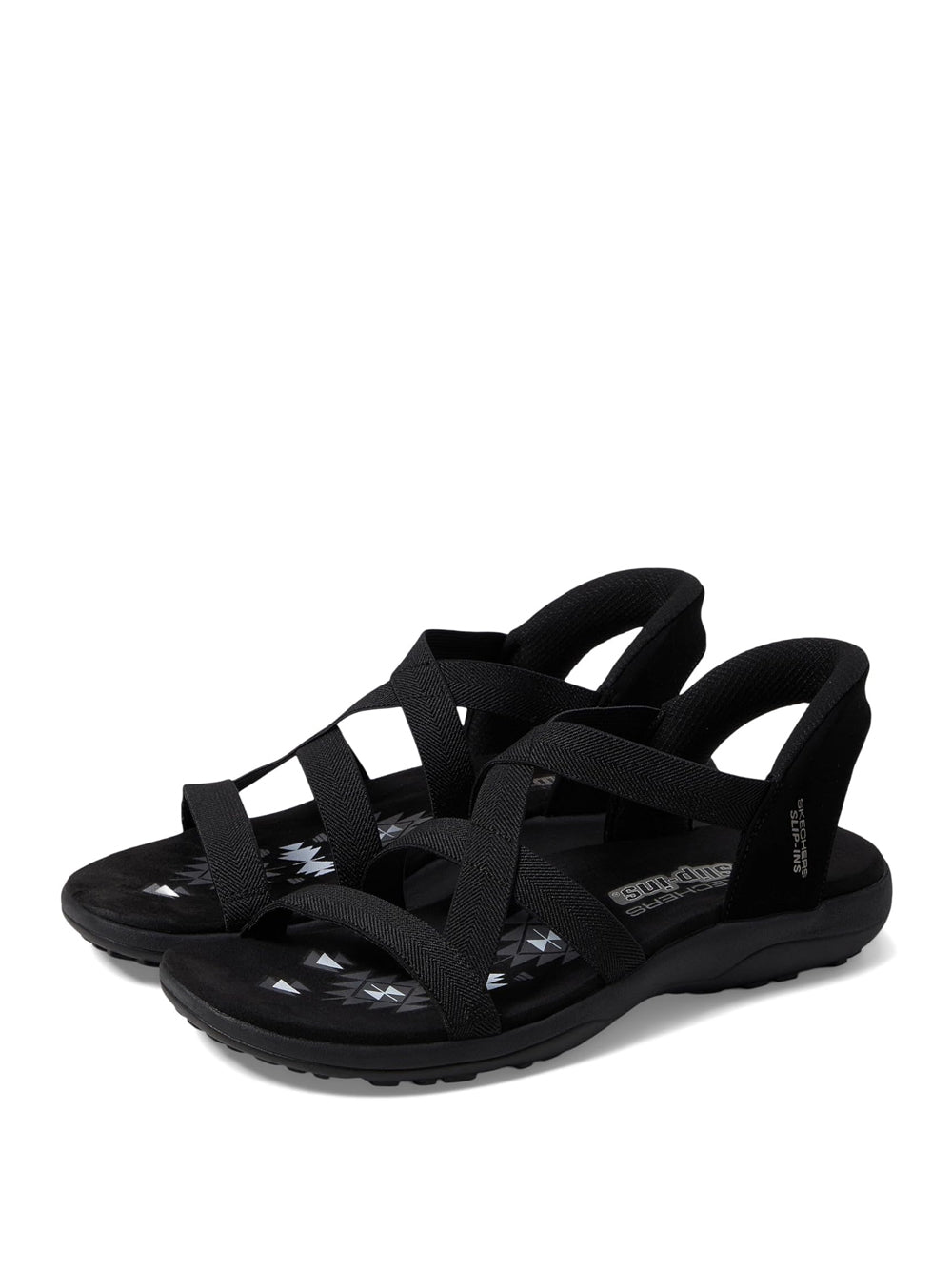 SKECHERS Sandali slip-in Donna - Nero modello 163460
