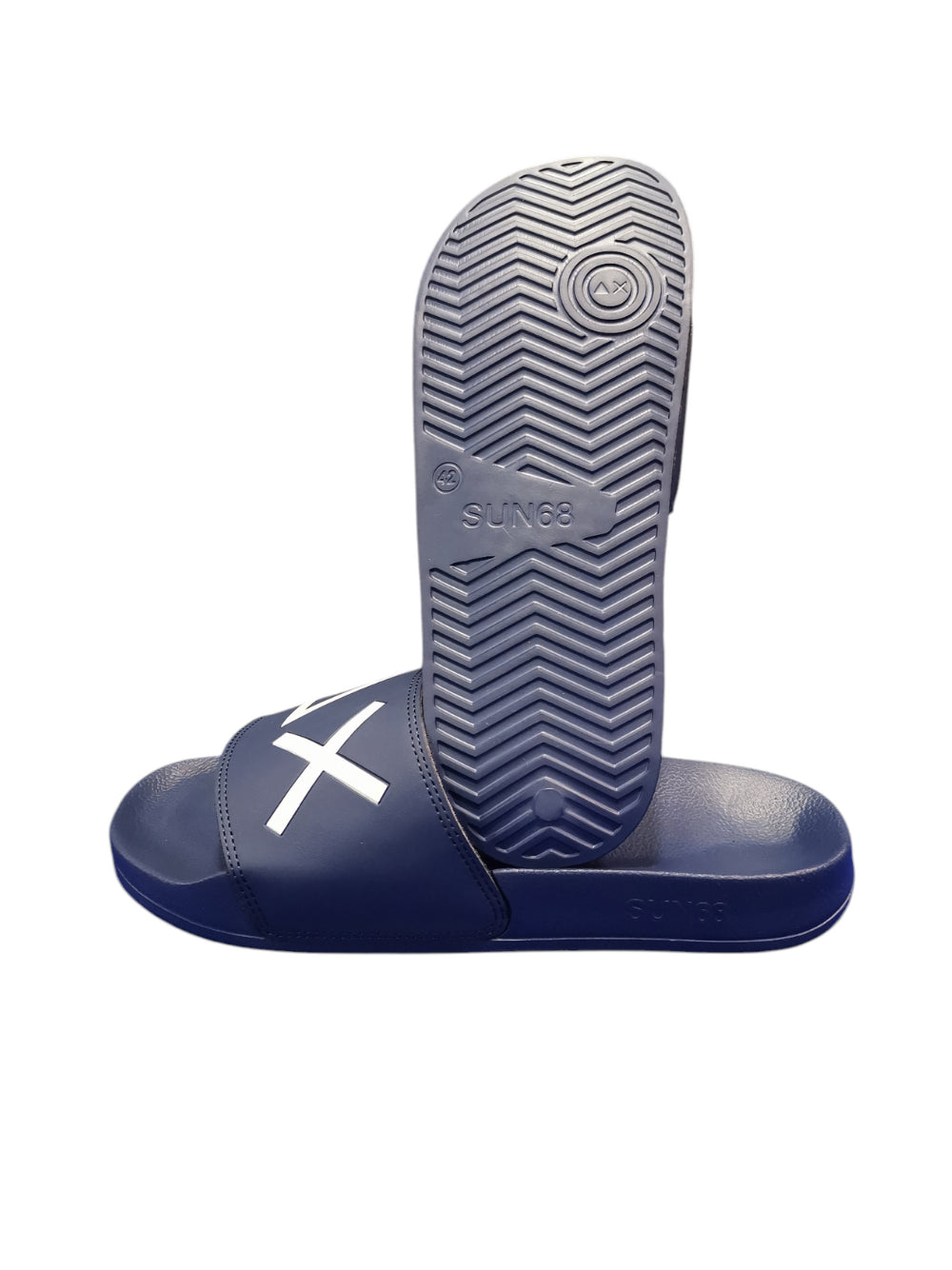 SUN68 Ciabatte slide Uomo - Blu modello X35102