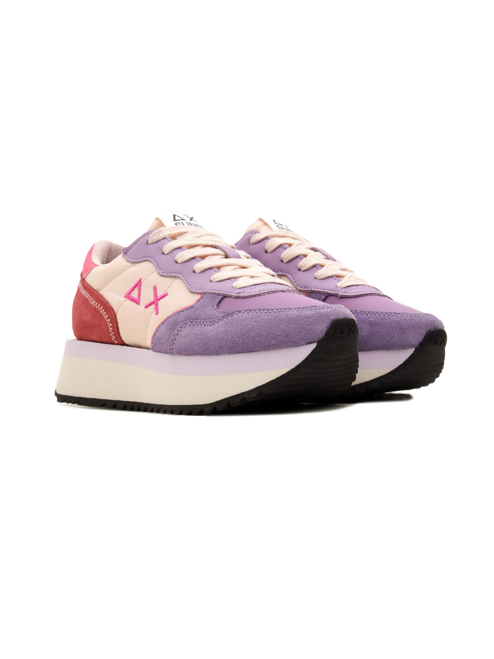 SUN68 Sneakers platform Donna - Lilla modello Z35210