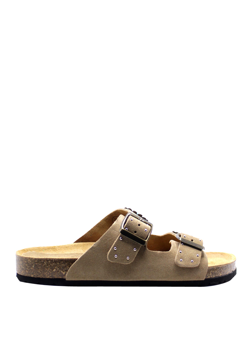 TAJI Sandali slide Donna - Taupe modello BUCKLE/159