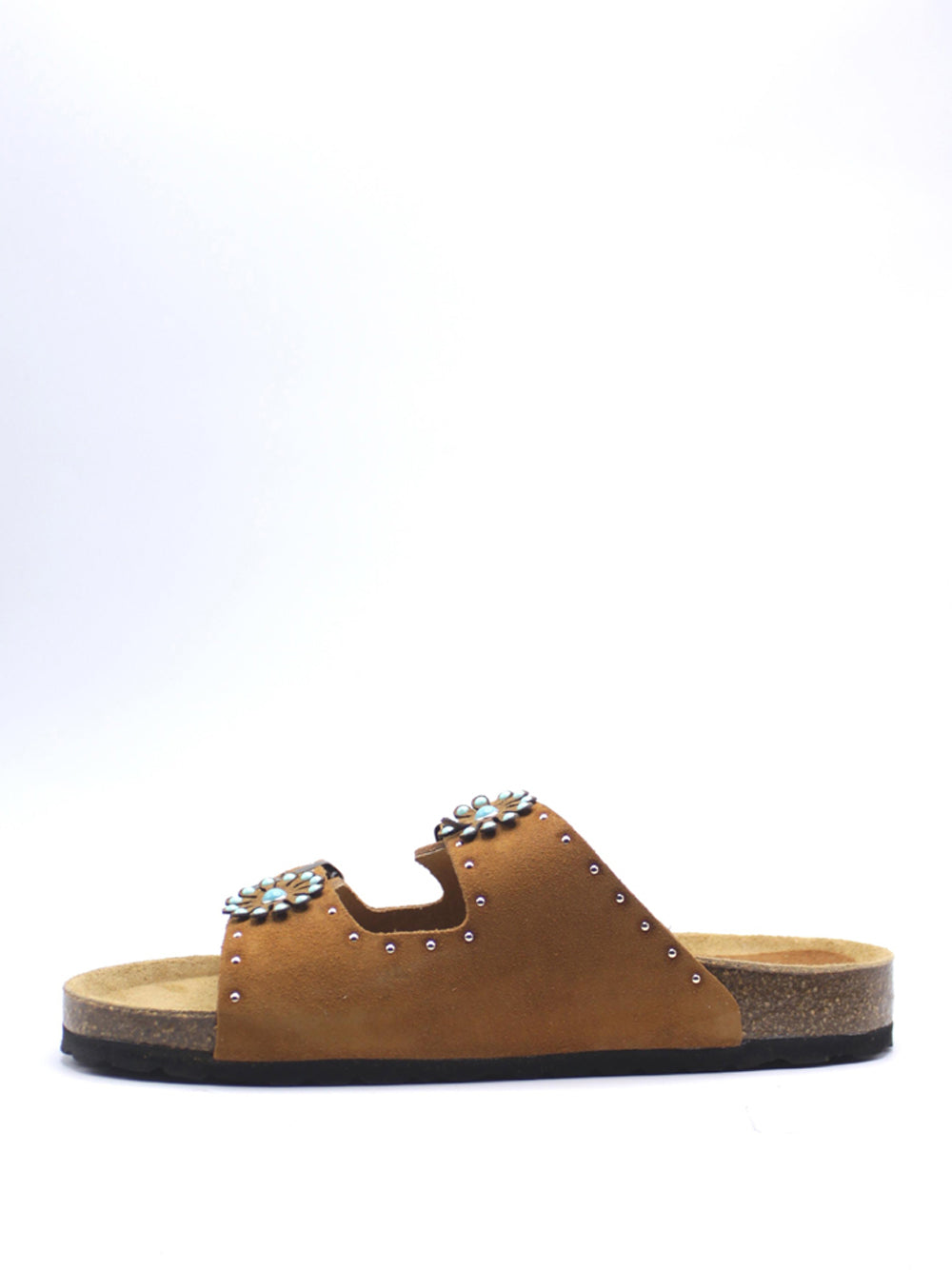 TAJI Sandali slide Donna - Camel modello BUCKLE/159