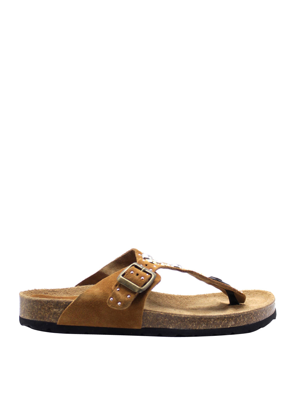 TAJI Sandali infradito Donna - Camel modello SLANE