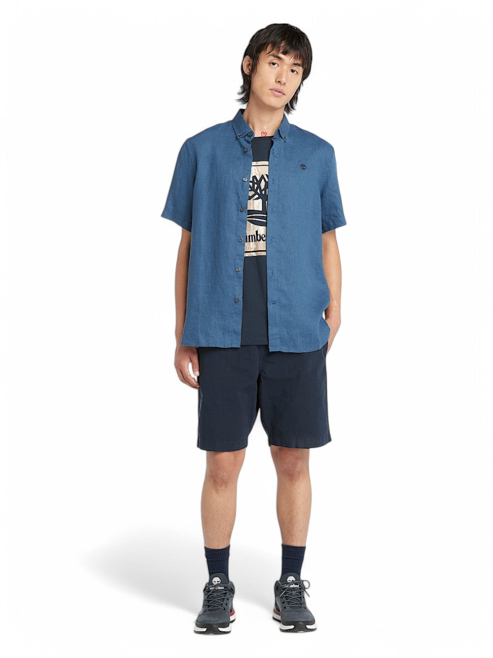TIMBERLAND Camicia Uomo - Blu modello TB0A2DCC