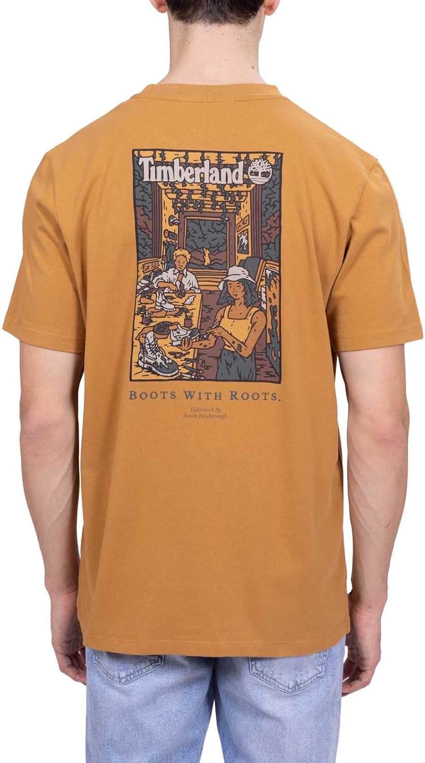 TIMBERLAND T-shirt Uomo - Ocra modello TB0A6DPD