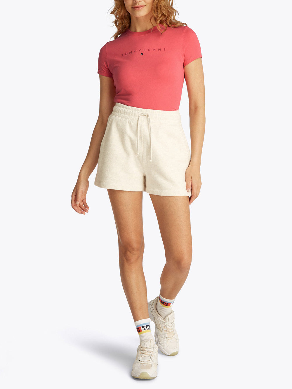 TOMMY HILFIGER T-shirt Donna - Rosa modello DW0DW20315