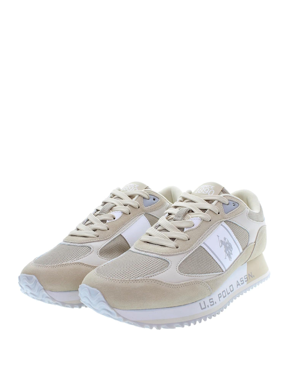 U.S. POLO ASSN. Sneakers Uomo - Beige modello CLEEF007M