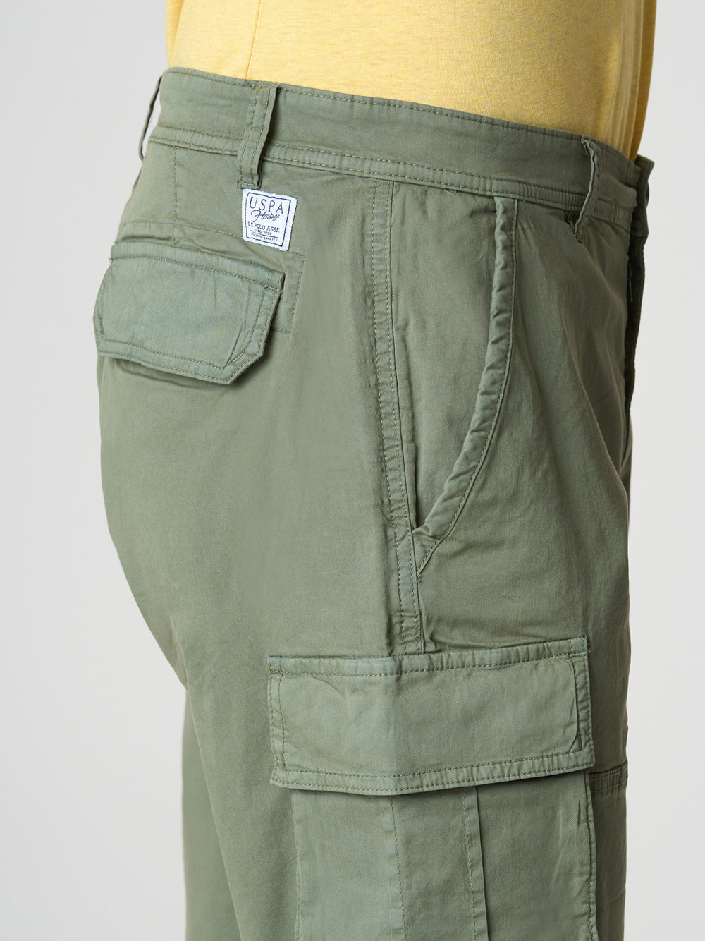 U.S. POLO ASSN. Shorts Cargo Uomo - Verde modello US41143001
