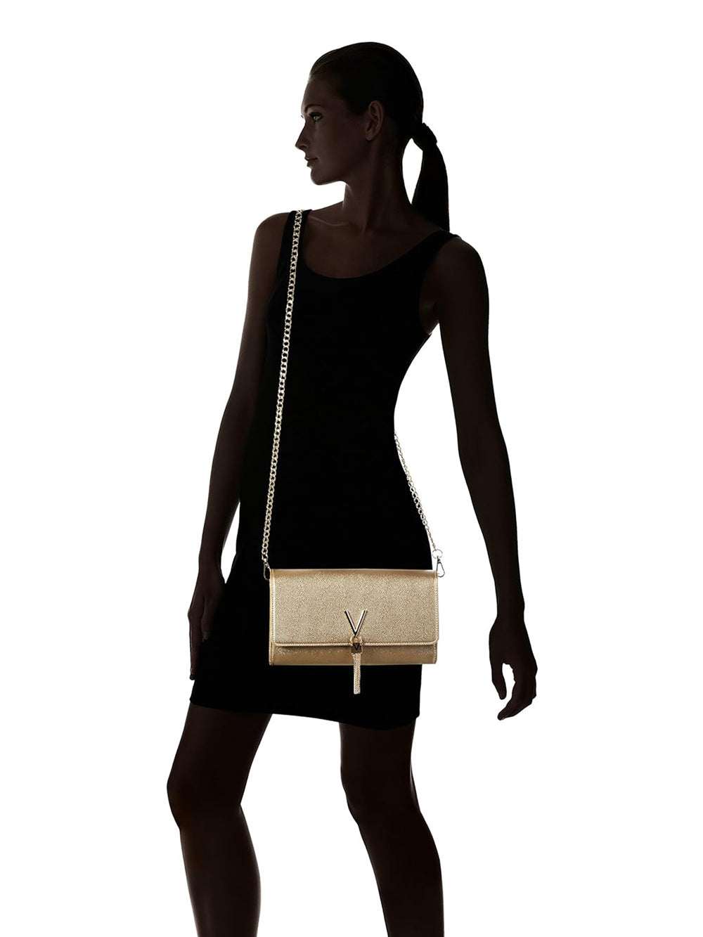 VALENTINO Borsa a Tracolla Donna - Oro modello VBS1R401G