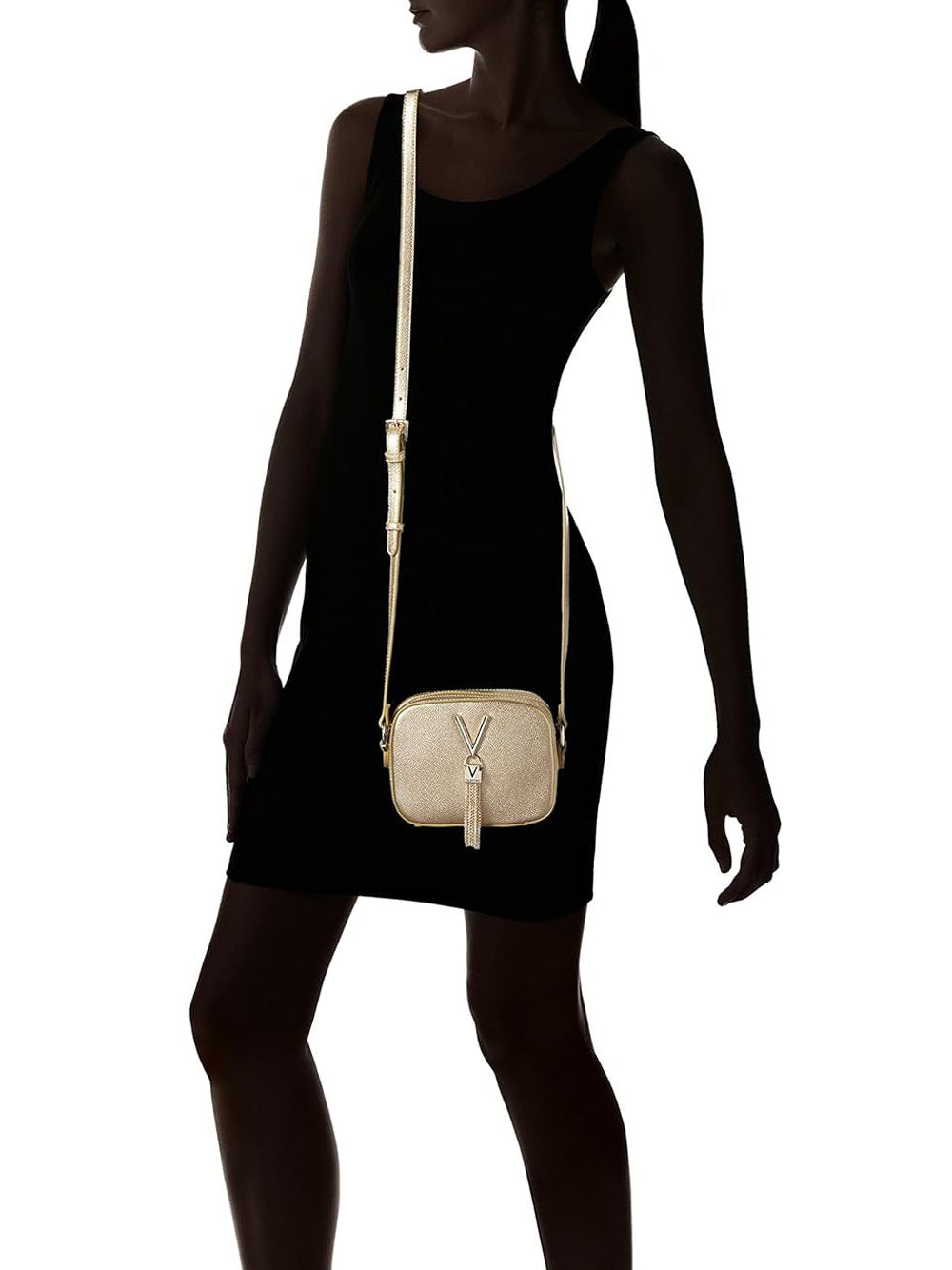 VALENTINO Borsa a Tracolla Donna - Oro modello VBS1R409G