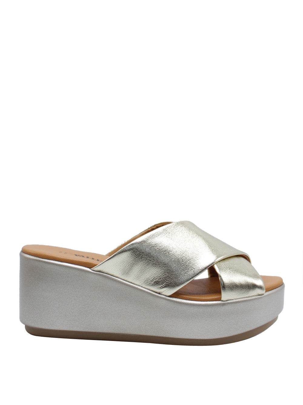 VALLEVERDE Ciabatte con zeppa Donna - Oro modello 24405