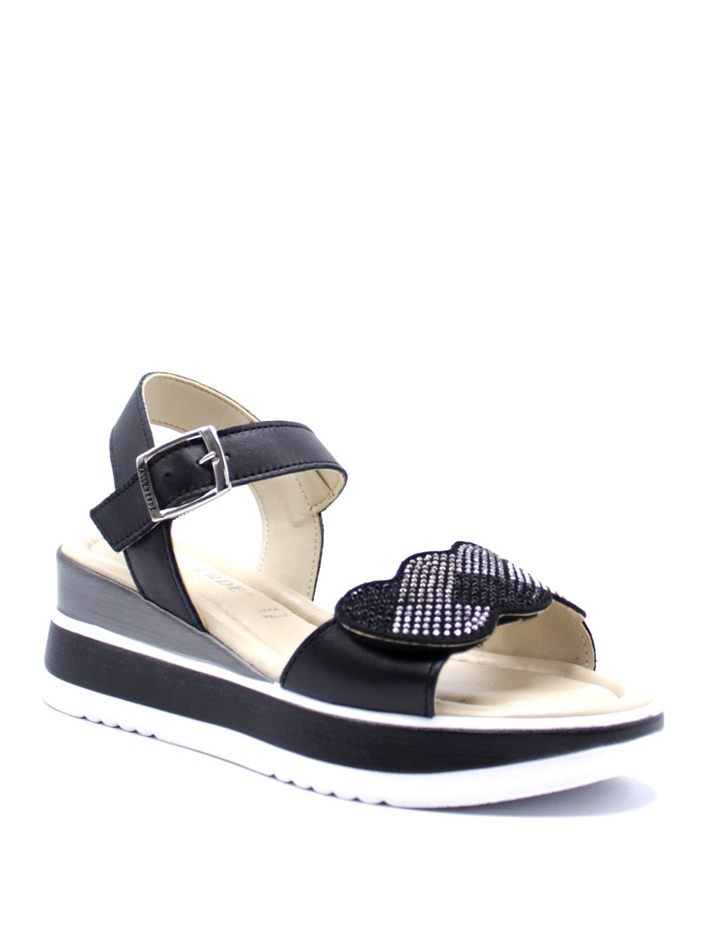 VALLEVERDE Sandali con zeppa Donna - Nero modello 32111