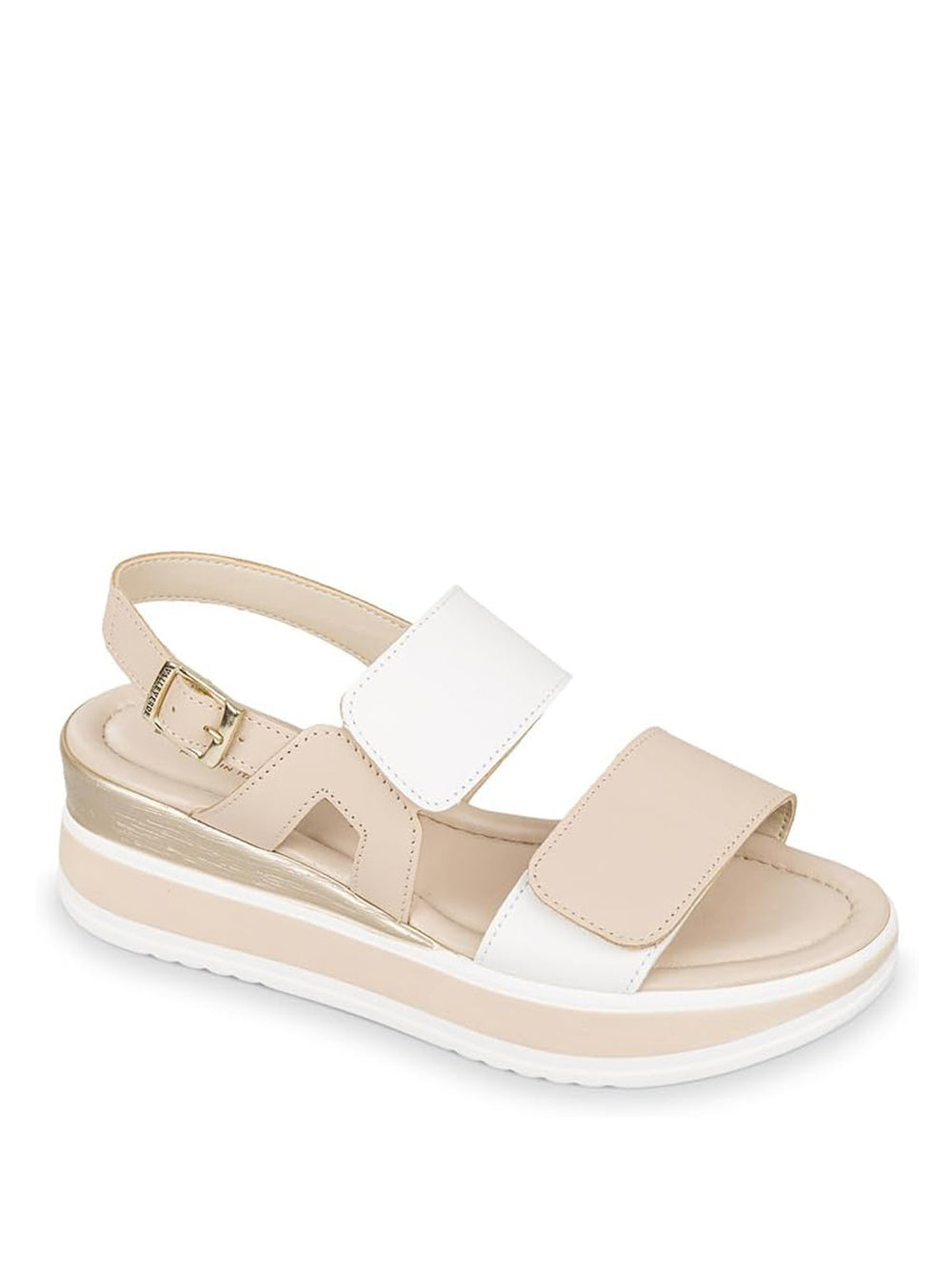 VALLEVERDE Sandali con zeppa Donna - Beige modello 32112