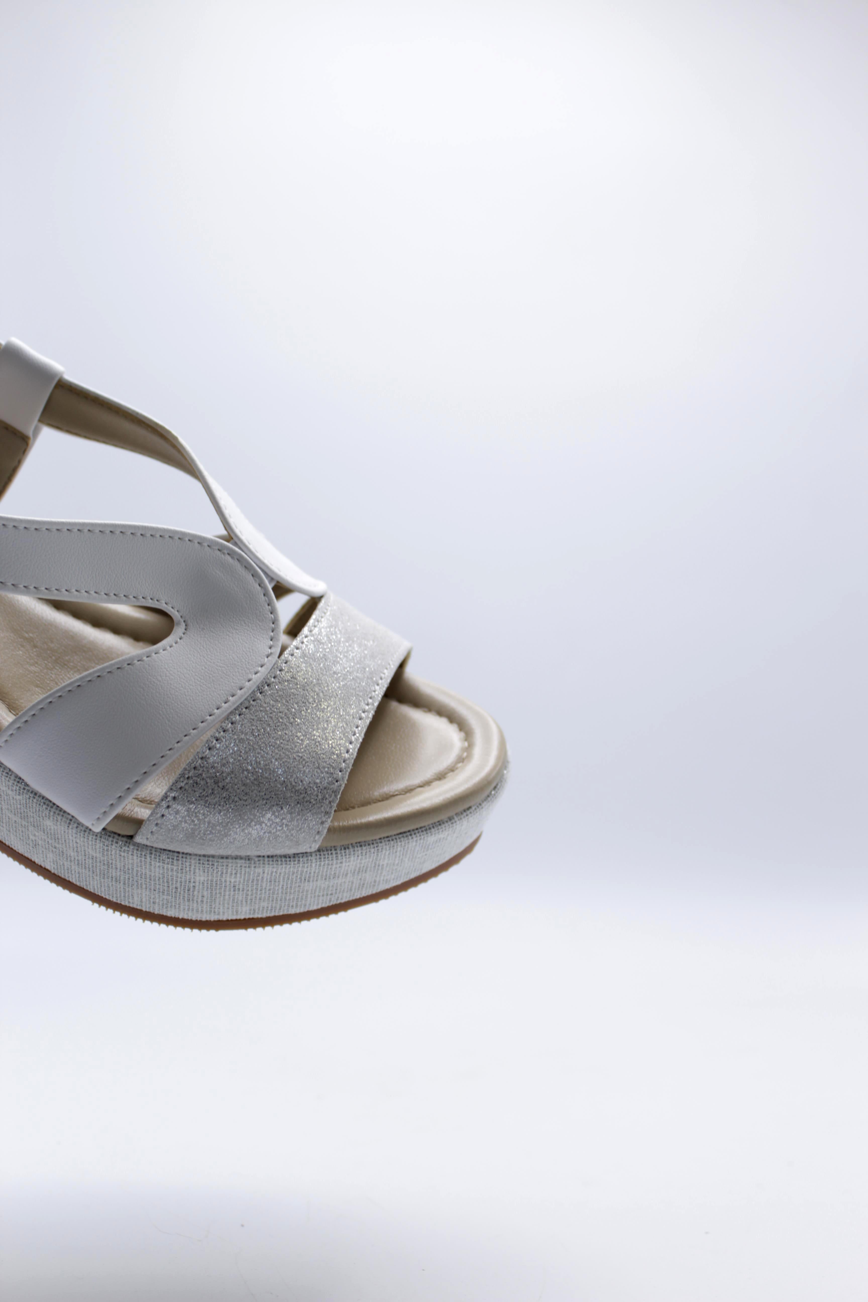 VALLEVERDE Sandali con zeppa Donna - Bianco modello 32212