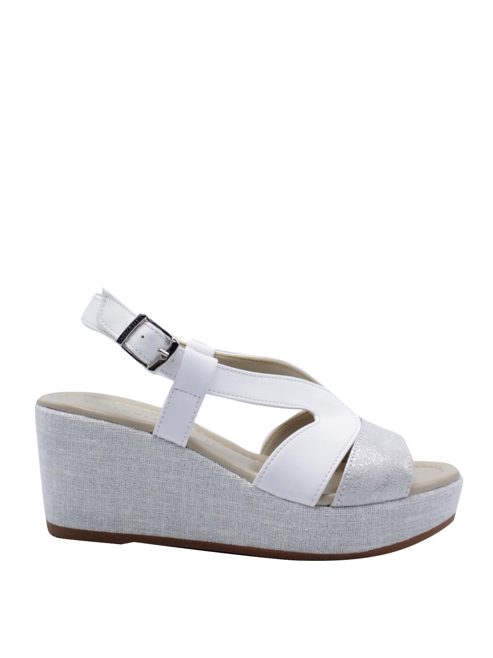 VALLEVERDE Sandali con zeppa Donna - Bianco modello 32212