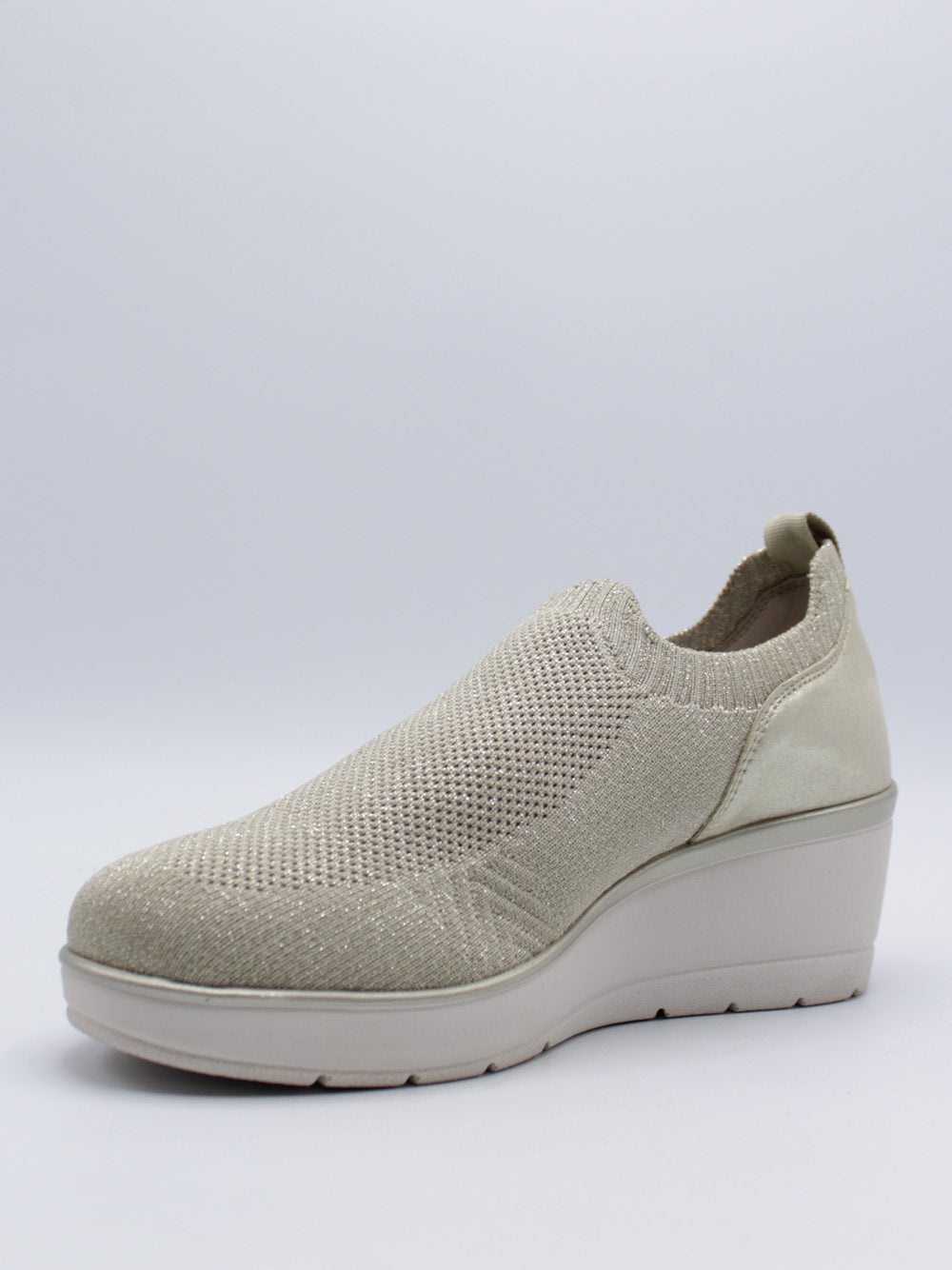 VALLEVERDE Sneakers con zeppa Donna - Oro modello 36441
