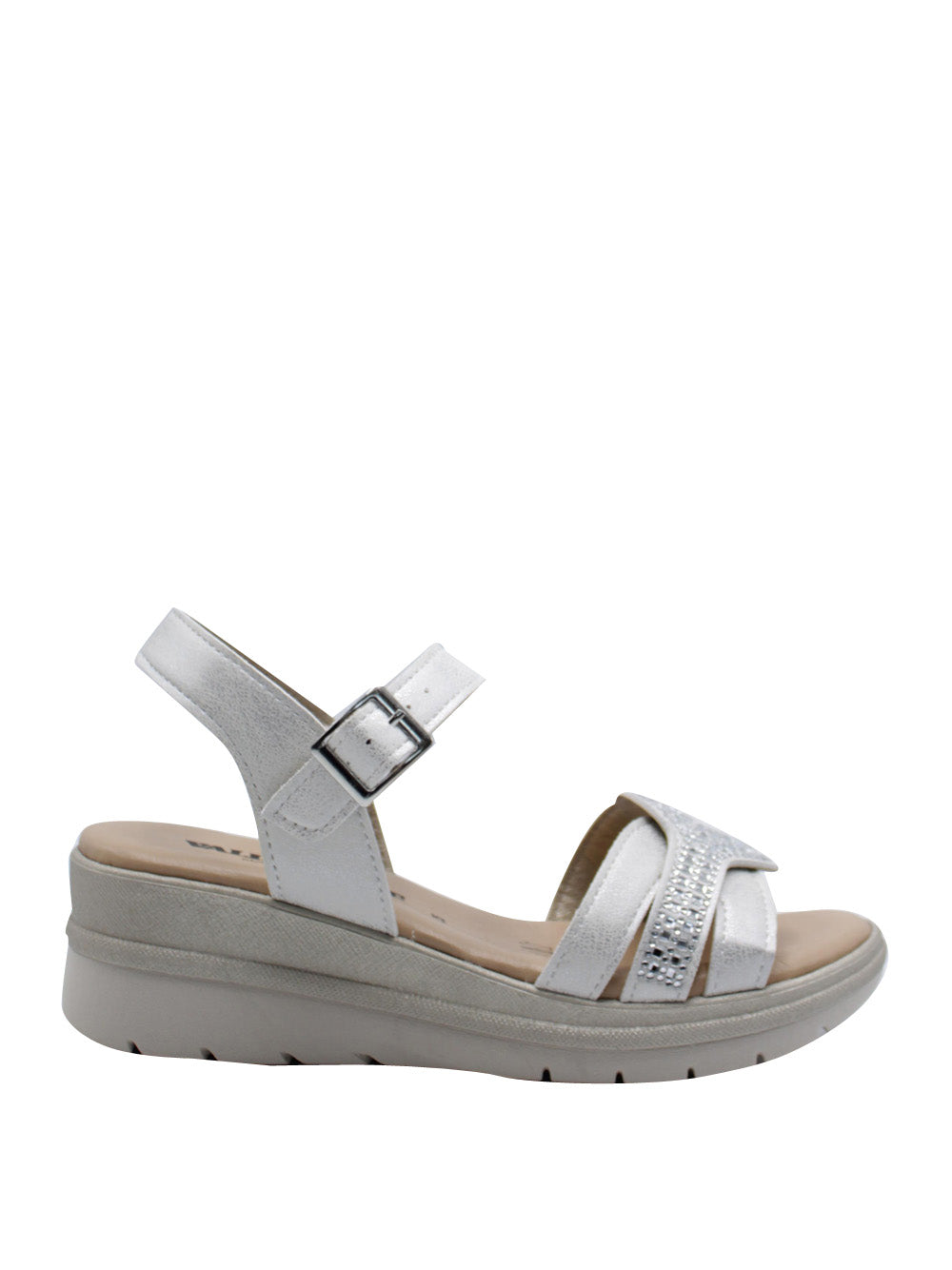 VALLEVERDE Sandali con zeppa Donna - Silver modello 55561