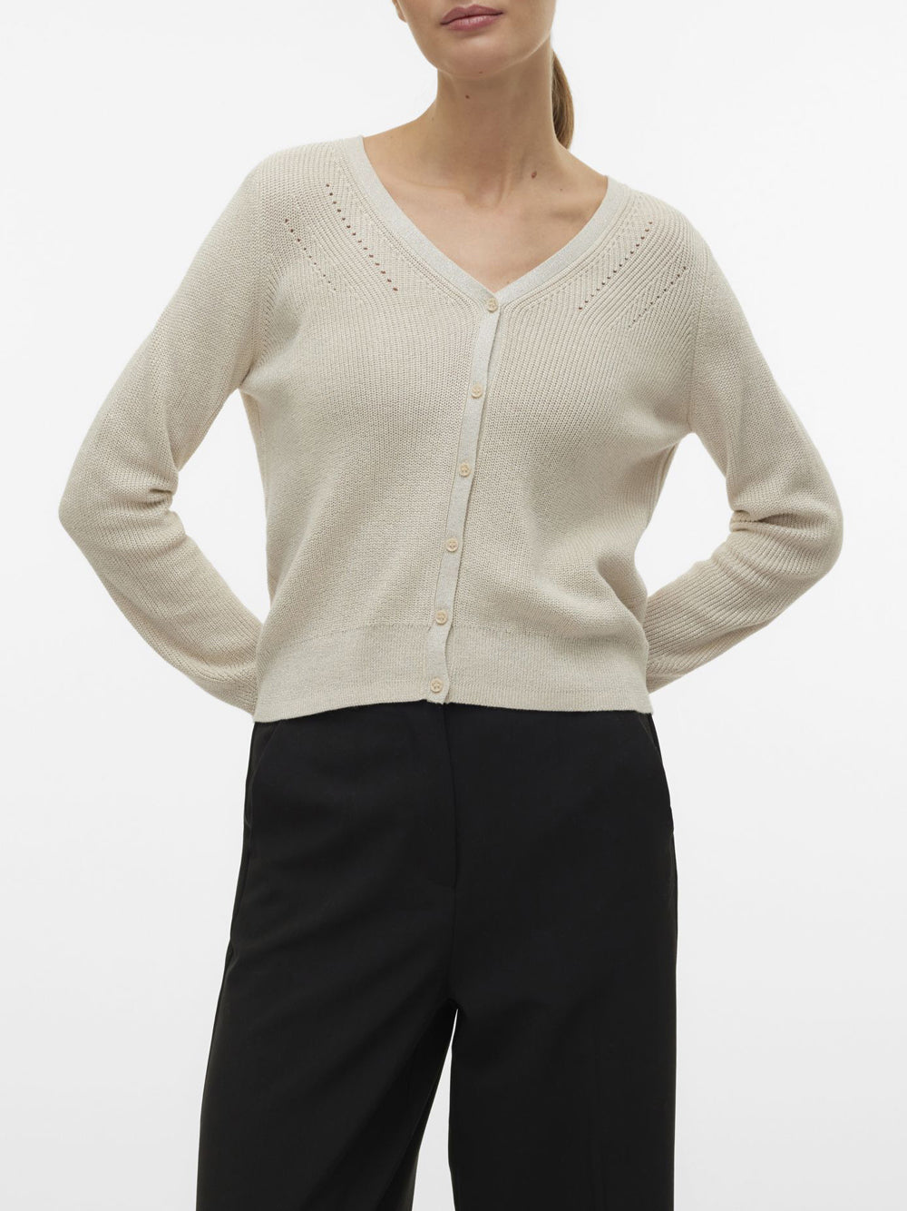 VERO MODA Cardigan Donna - Beige modello 10283254
