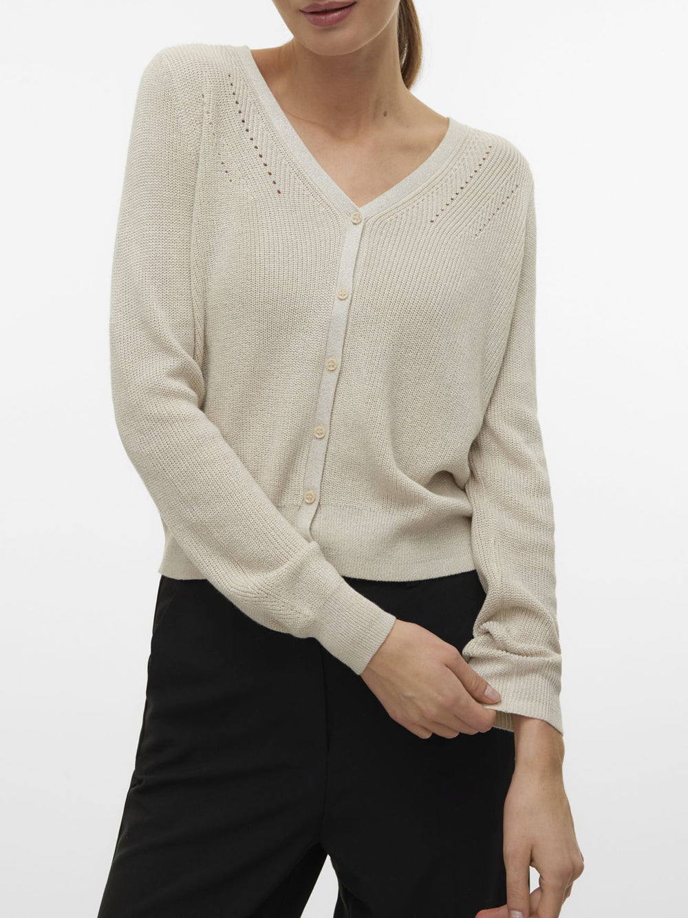 VERO MODA Cardigan Donna - Beige modello 10283254
