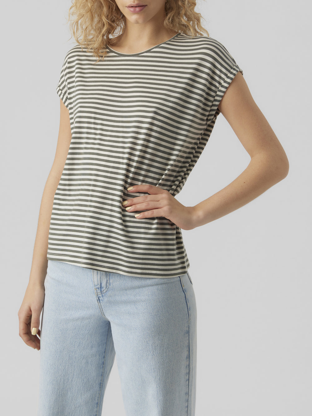 VERO MODA T-shirt Donna - Verde modello 10284469