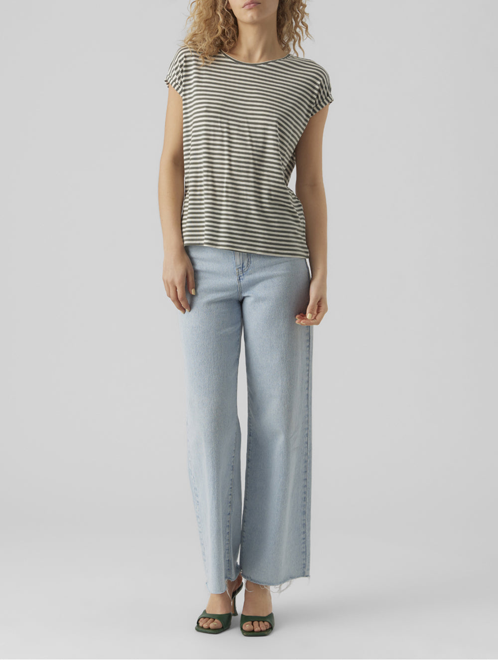 VERO MODA T-shirt Donna - Verde modello 10284469