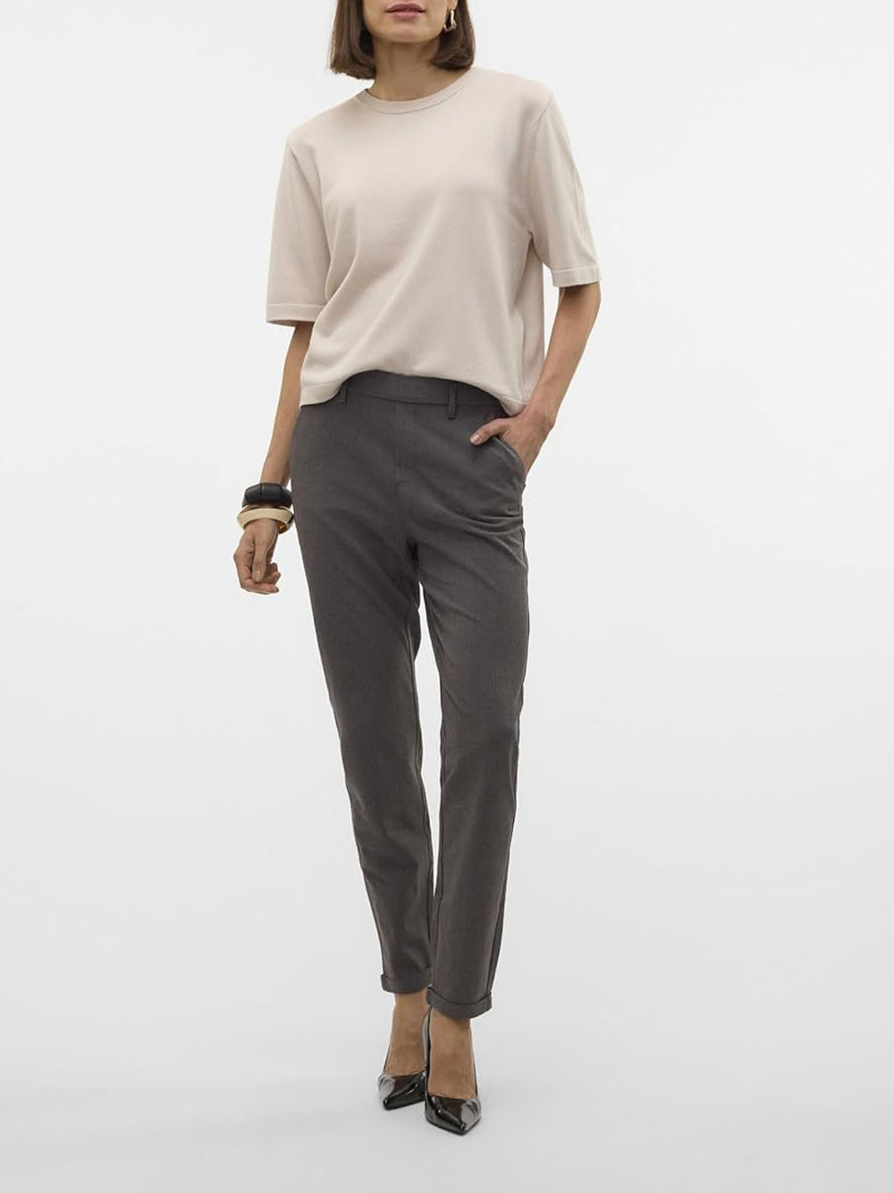 VERO MODA Maglione Donna - Beige modello 10320460