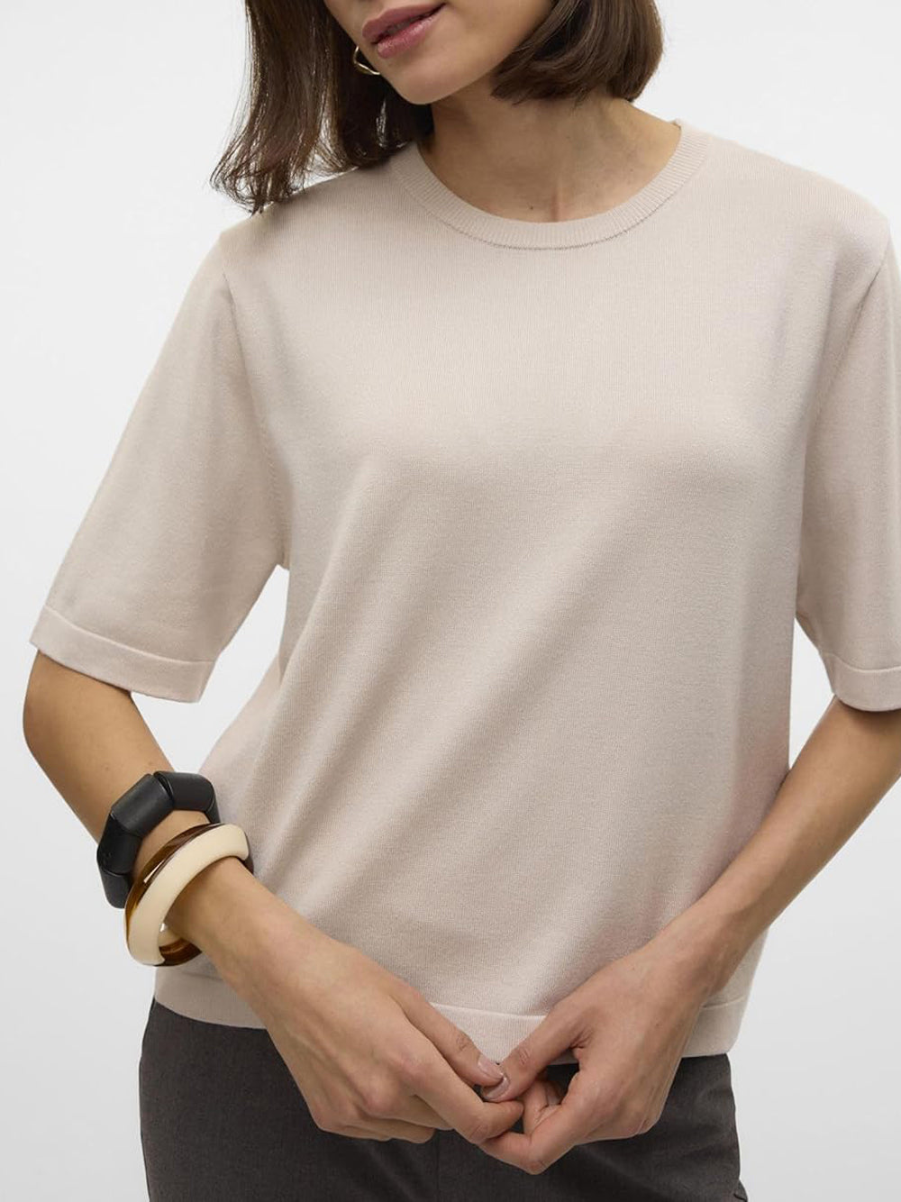 VERO MODA Maglione Donna - Beige modello 10320460