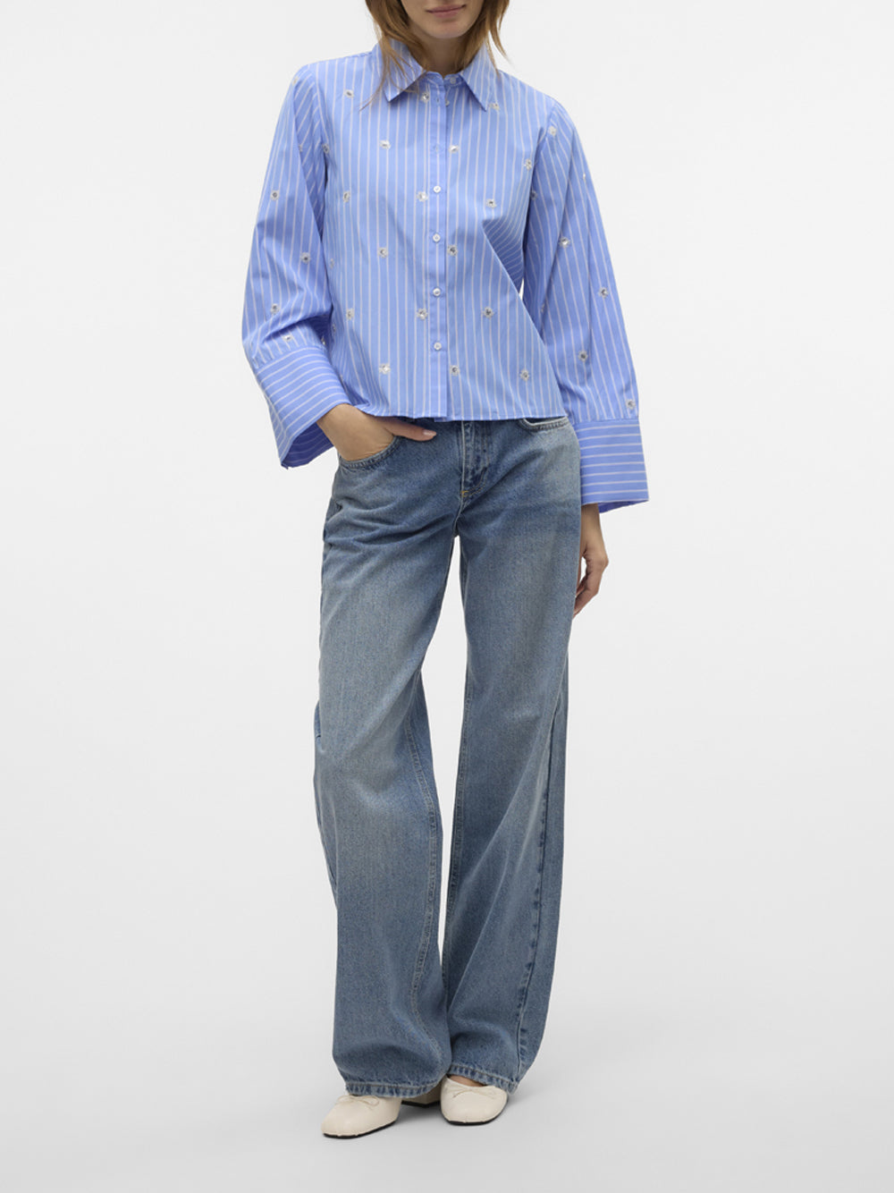 VERO MODA Camicia Donna - Blu modello 10321872