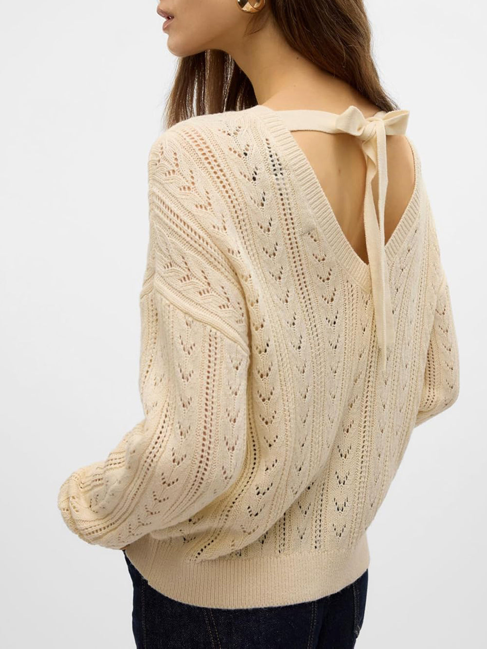 VERO MODA Maglione Donna - Beige modello 10321904