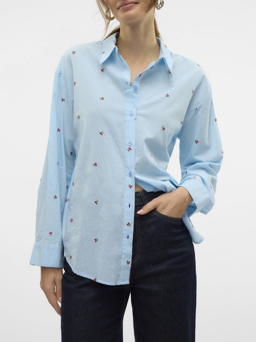 VERO MODA Camicia Donna - Blu modello 10324629