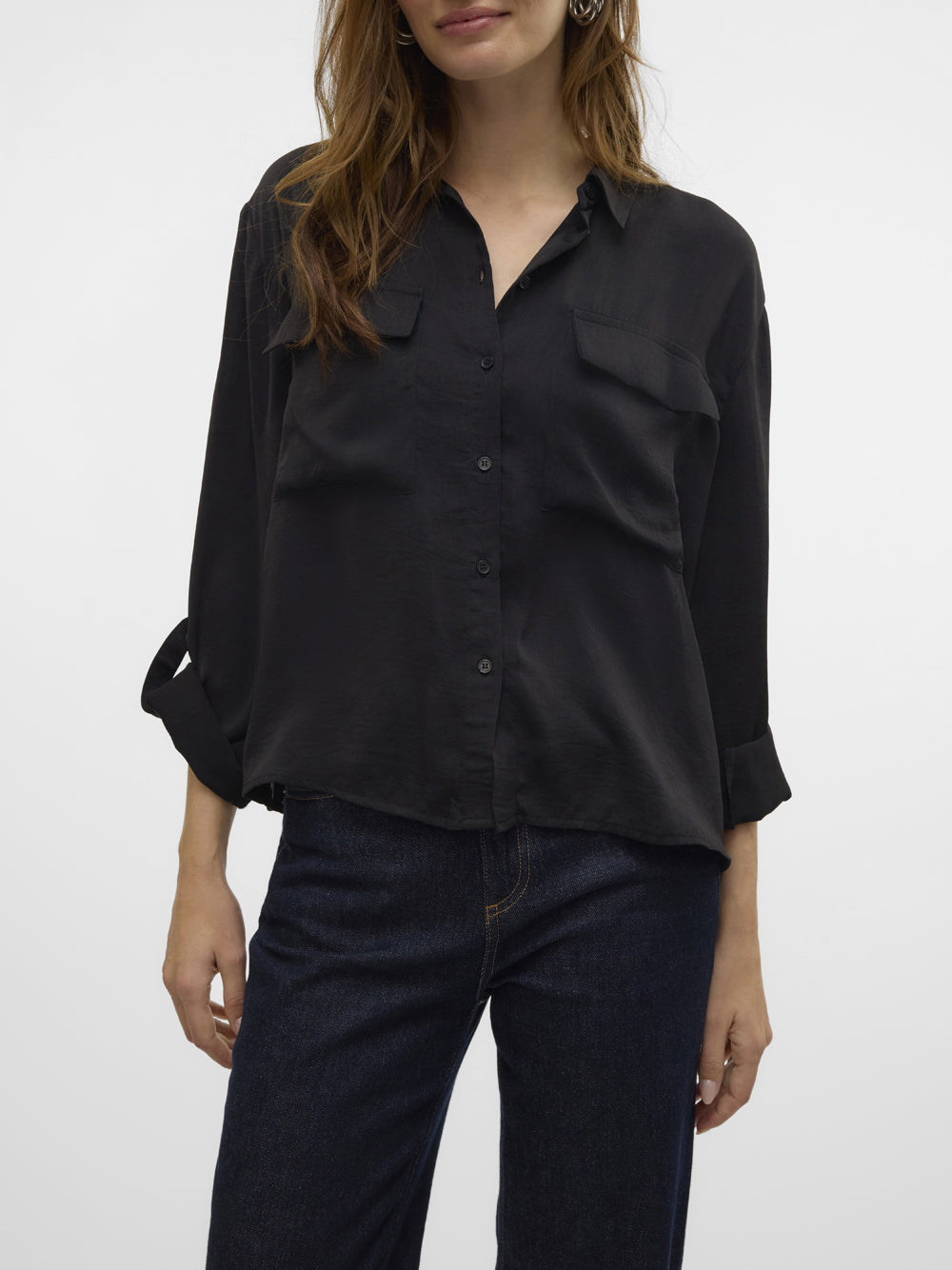 VERO MODA Camicia Donna - Nero modello 10326880