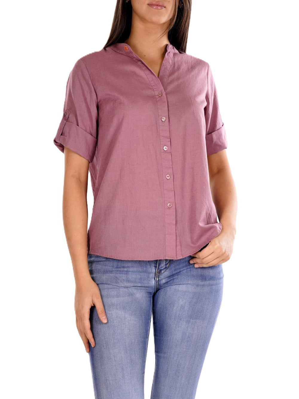 YES ZEE Camicia Donna - Rosa Antico Scuro modello C231YZ00