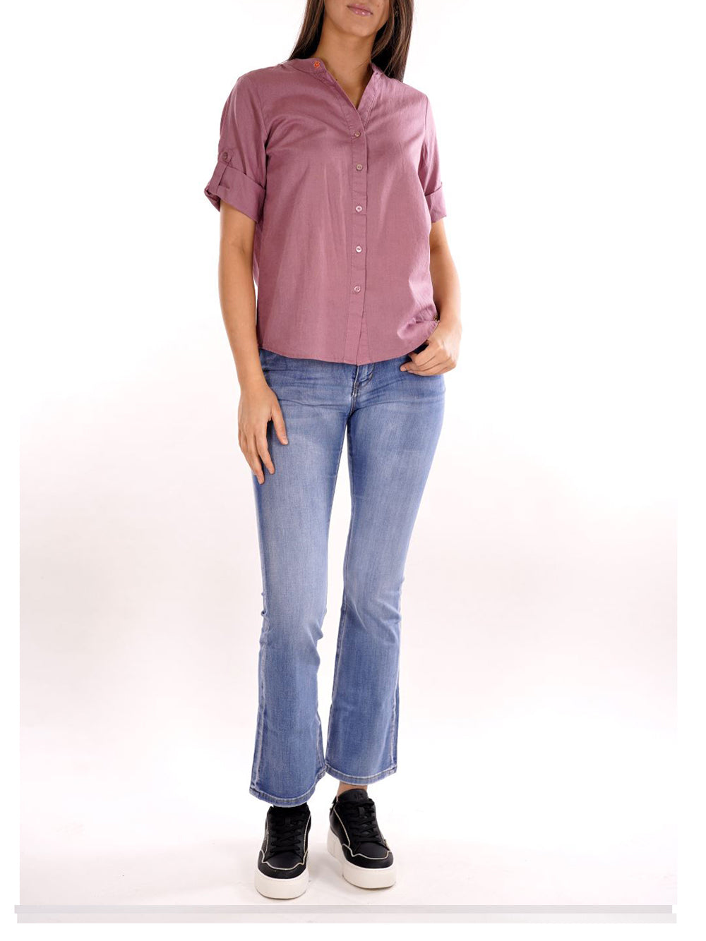 YES ZEE Camicia Donna - Rosa Antico Scuro modello C231YZ00