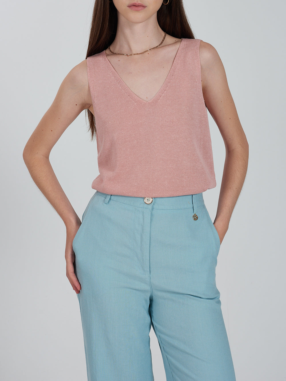 YES ZEE Canotta Donna - Rosa modello M232HF00