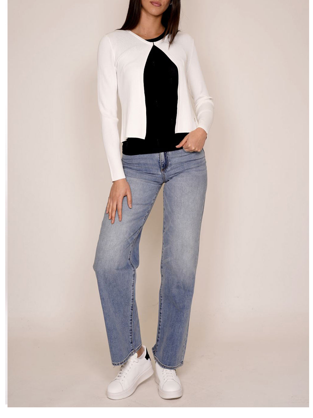 YES ZEE Maglia Donna - Bianco modello M416LG00