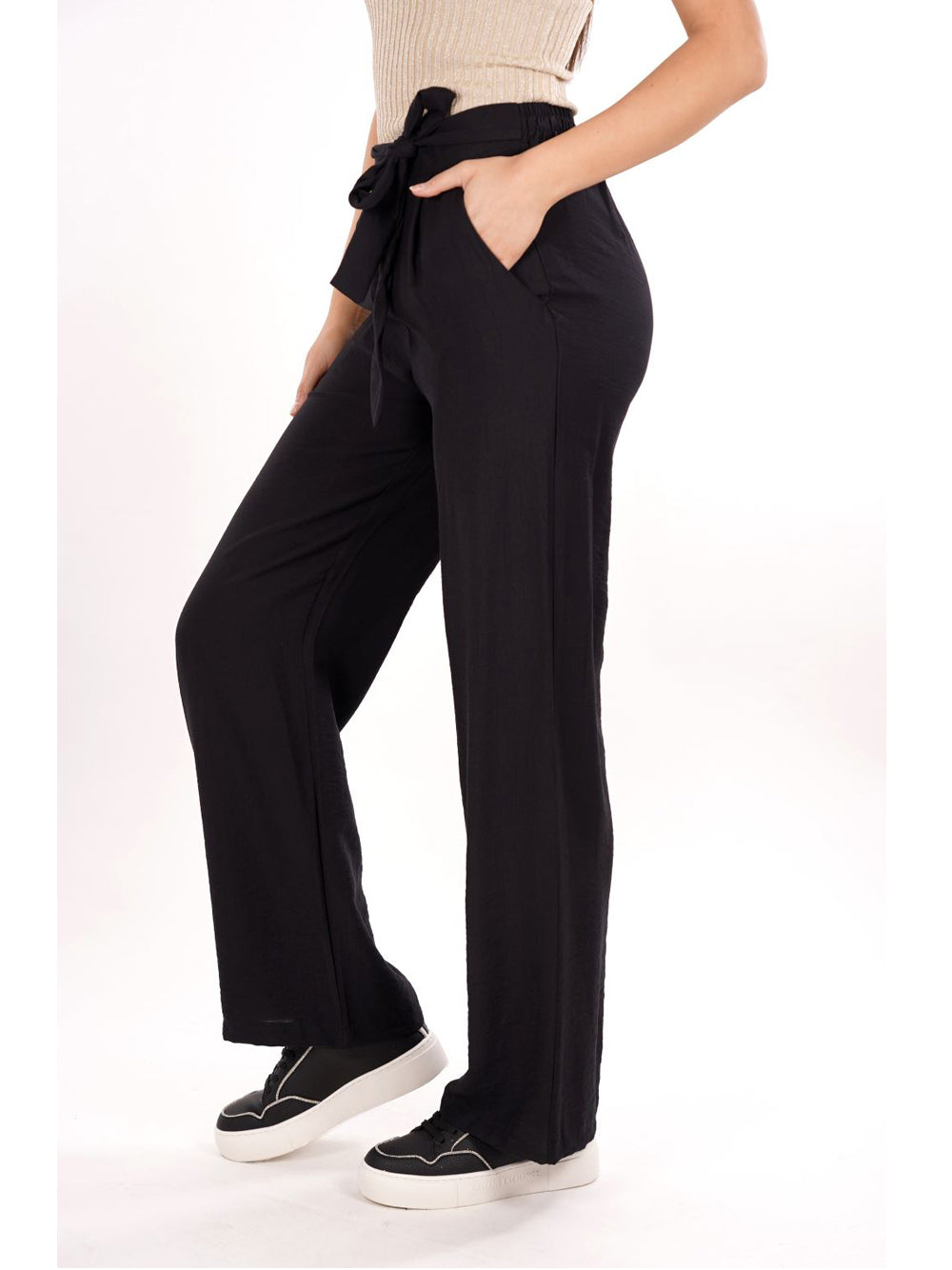 YES ZEE Pantalone Donna - Nero modello P379YV00