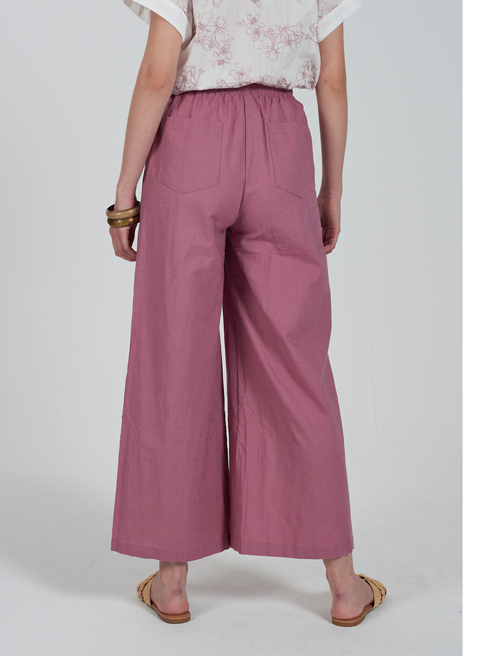 YES ZEE Pantalone Donna - Rosa Antico Scuro modello P398J200