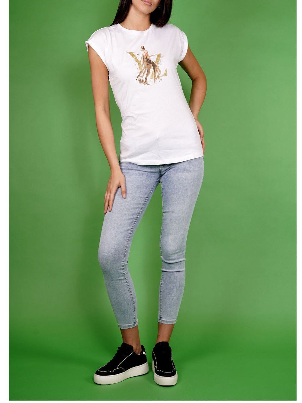 YES ZEE T-shirt Donna - Bianco modello T215SG00