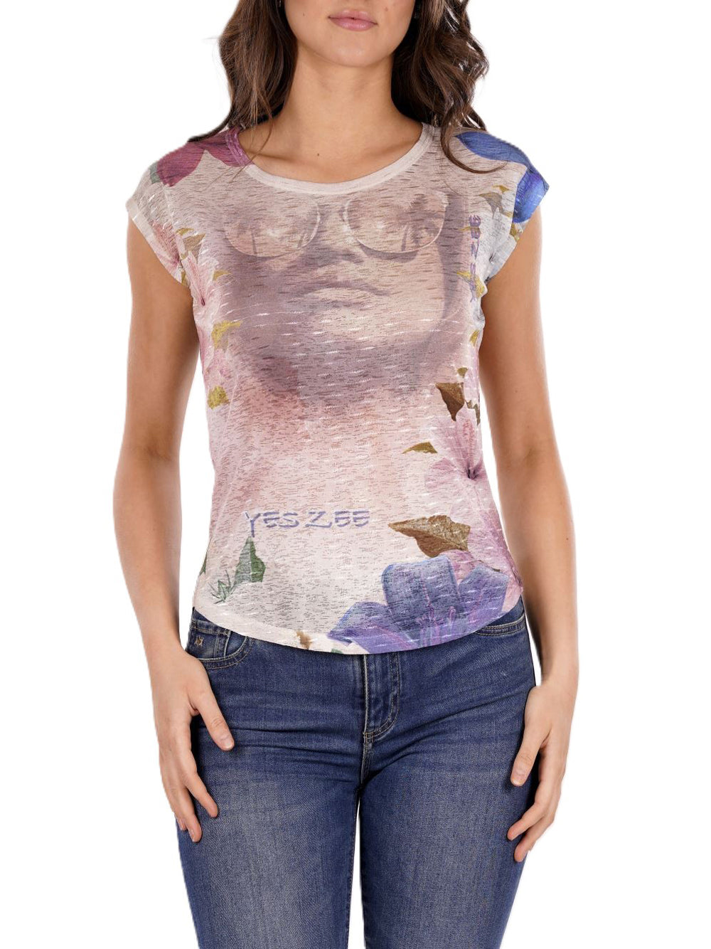 YES ZEE T-shirt Donna - Fantasia modello T235Y301