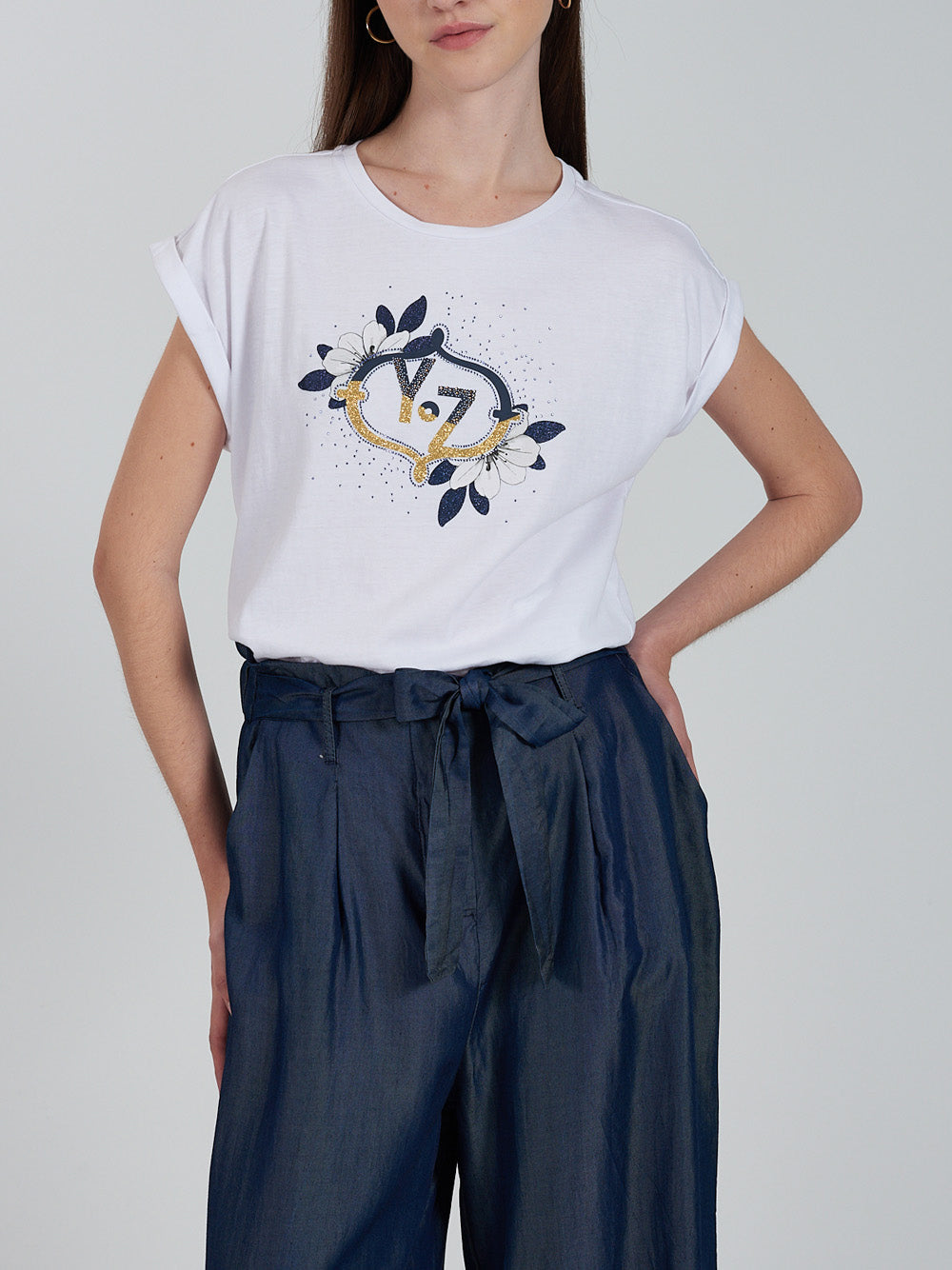 YES ZEE T-shirt Donna - Bianco modello T239S100