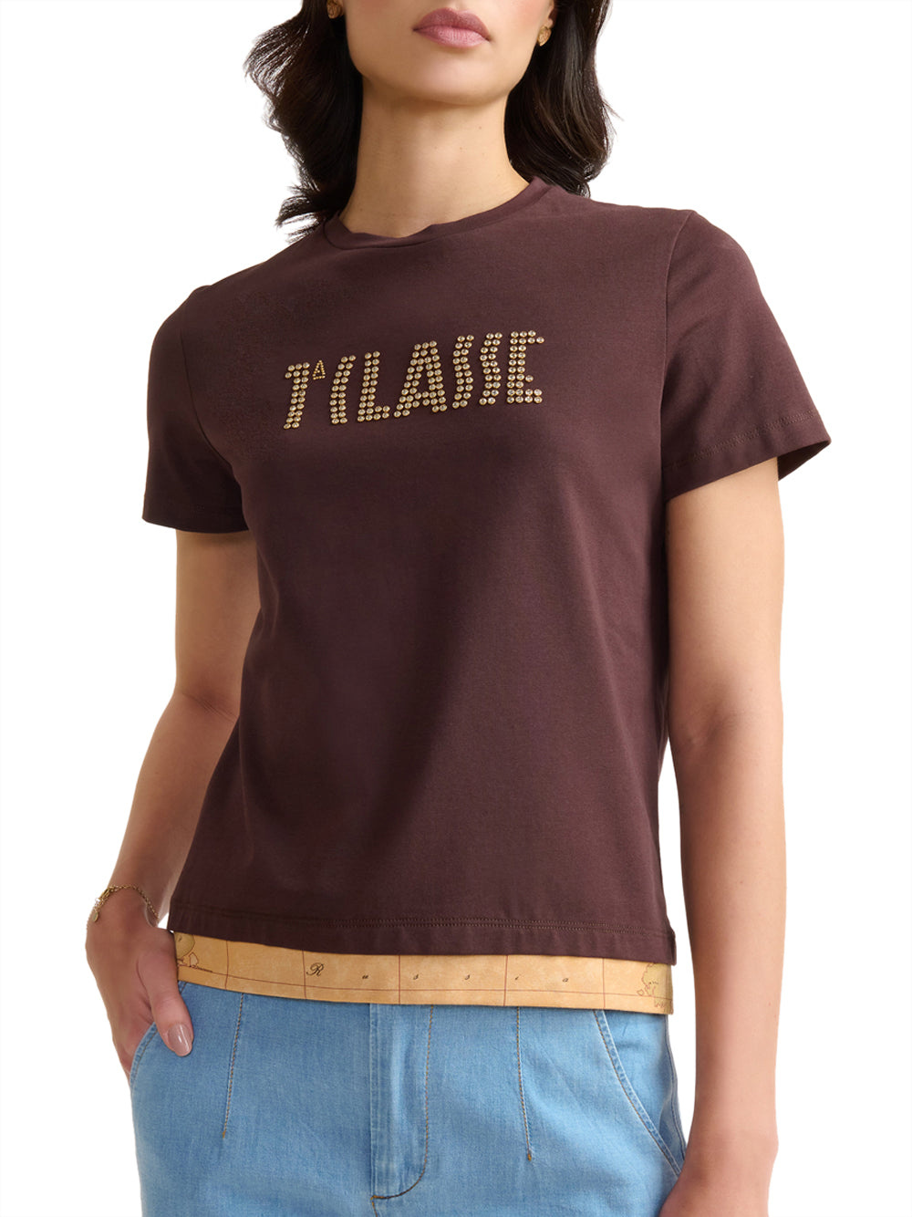 1^CLASSE T-shirt Uomo - Marrone modello 0766JC71